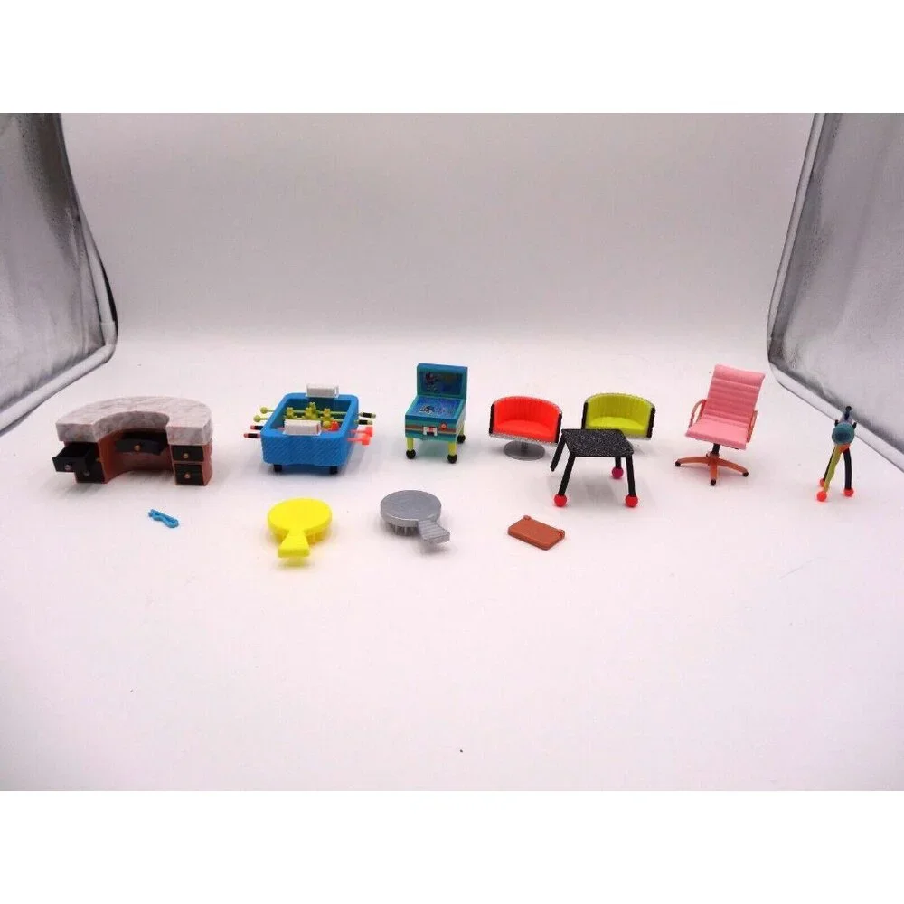 LOL Surprise OMG Doll House Furniture Game Room Bar Arcade Game Chair‎ and More